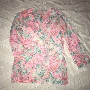 Lilly Pulitzer Renato Crab Tunic-style Top 🦀